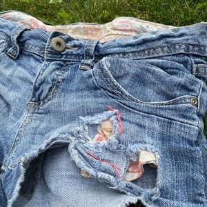 Boho Jean Shorts